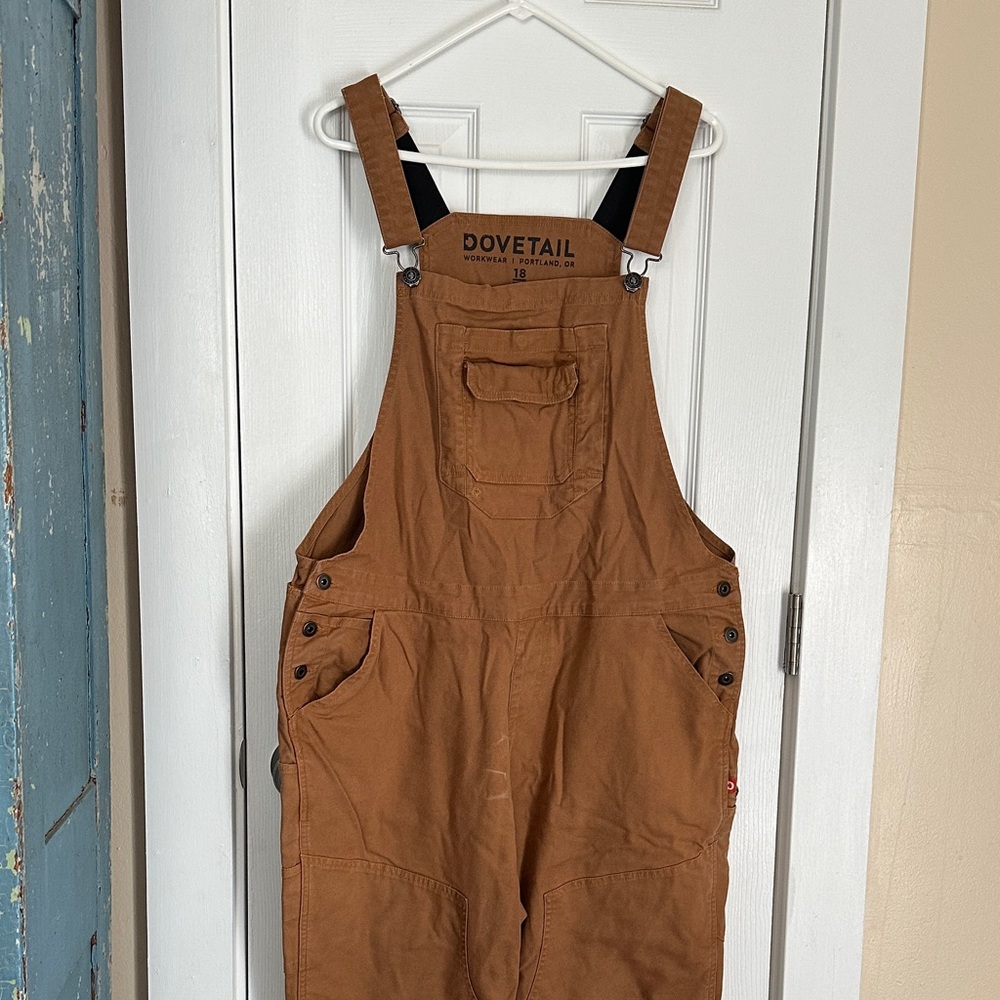 Women’s Dovetail Overalls Camel Brown size 18 / 30